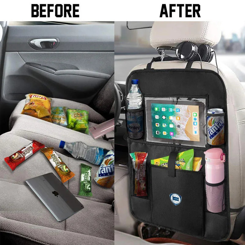 Car Back Multi Pocket Storage Bag Multifunctional for Lancia ypsilon delta musa nera thema STRATOS Y Phedra Car Accessories