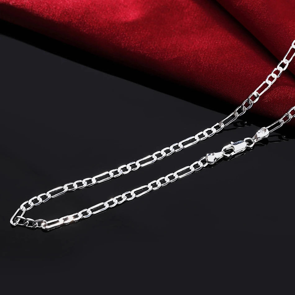 925 Sterling Silver 16/18/20/22/24/26/28/30 Inch Chains Necklace For Women Men Luxury Designer Jewelry Chshine