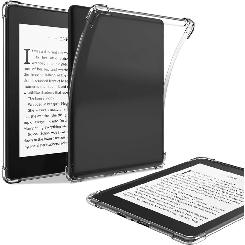 E-Reader For Kindle Paperwhite 1/2/3/4/5 Case Transparent TPU Back Cover Protective Shell 11th Generation Soft C2V2L3 Funda 2022