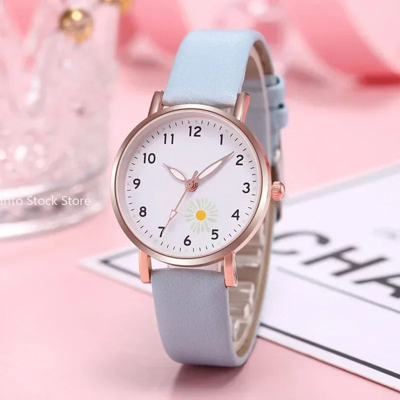 Luxury Watches for Women Luminous Retro Female Watch Ladies Belt Back Light Leather Strap Quartz Wristwatches Montre Femme