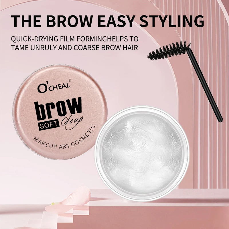 Eyebrow Styling Cream Waterproof 3D Quick-drying Makeup Eyebrow Sculpt Soap Natural Wild Brow Pomade Setting Gel Wax Cosmetics