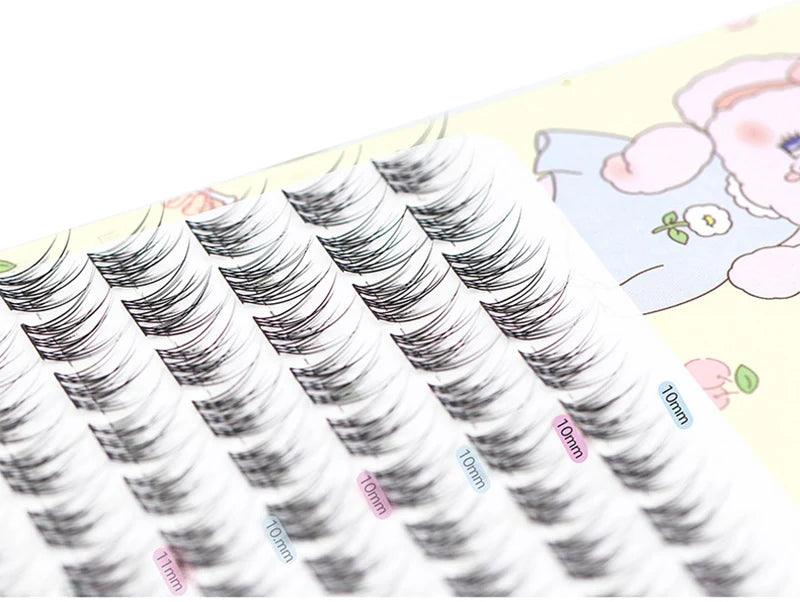 Brown Sunflower False Eyelashes Black Natural Manga Lashes Anime Eyelashes Large Capacity Eyelashes Extension Chinese Makeup