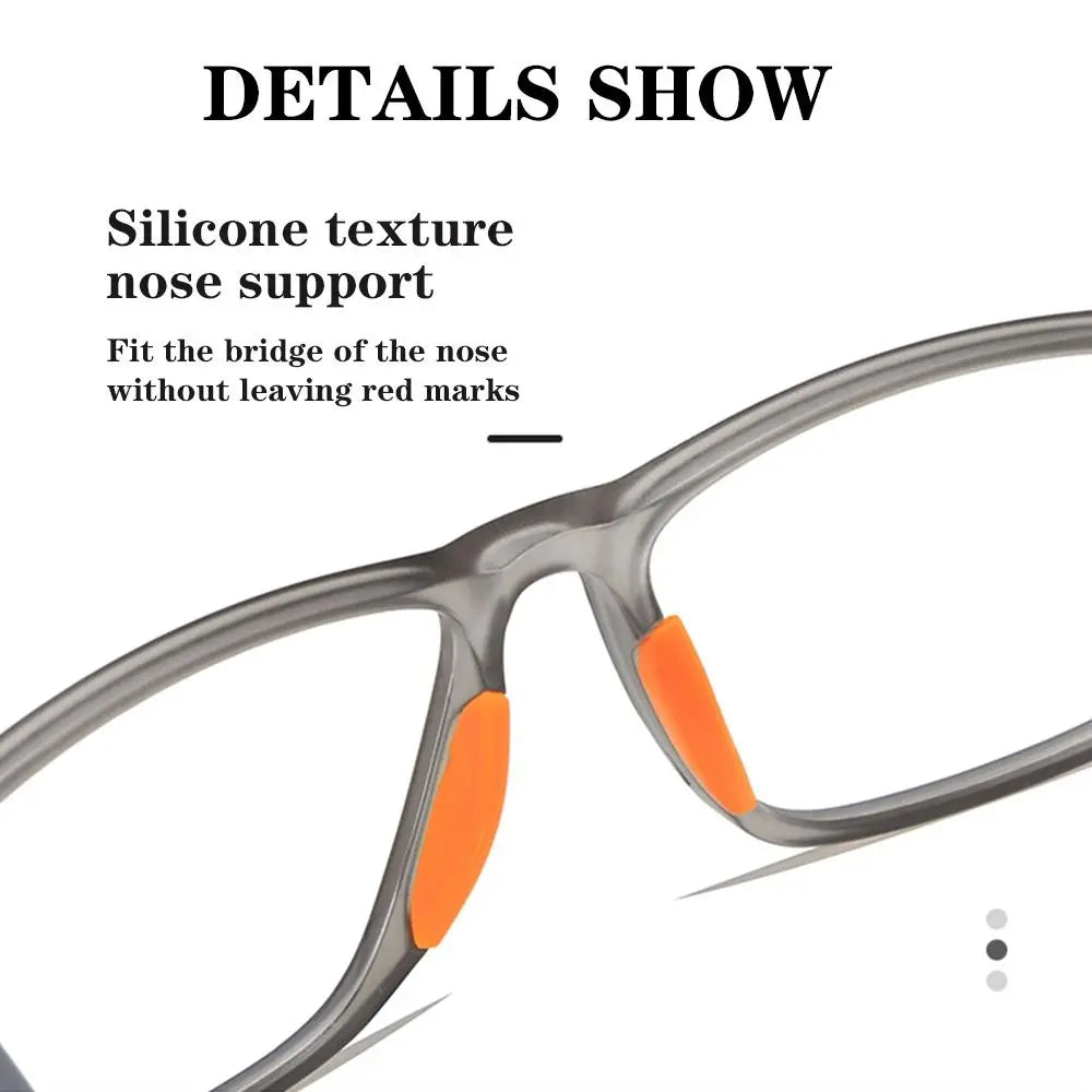 Multifocal Progressive Reading Glasses TR90 Frame Men Women Anti-blue Light Sports Eyeglasses Ultralight Bifocal Presbyopia