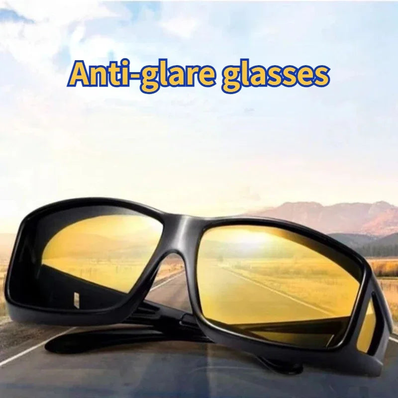 Anti-Glare Night Vision Driver Goggles Fashion Sunglasses Cycling Goggles Night Driving Enhanced Light Glasses Car Accessories