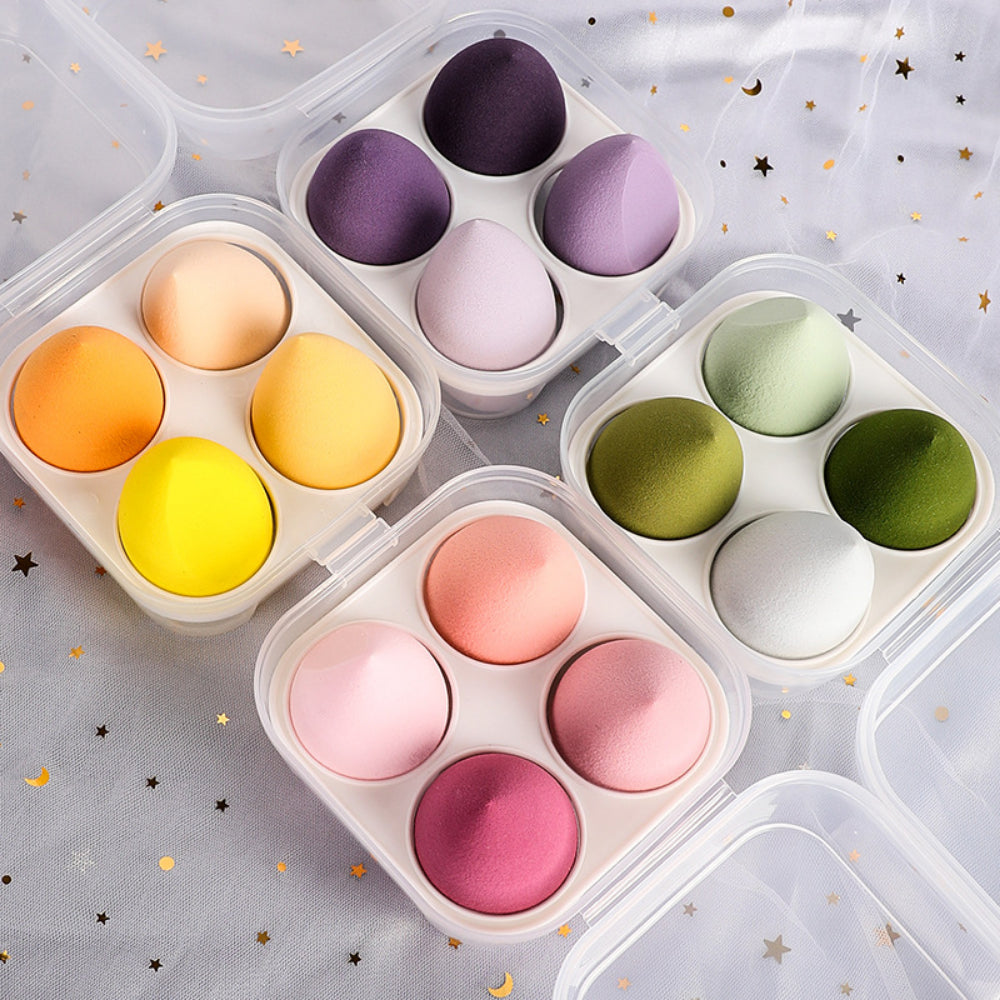 4/8pcs Makeup Sponge Blender Beauty Egg Cosmetic Puff Soft Foundation Sponges Powder Puff Women Make Up Accessories Beauty Tools