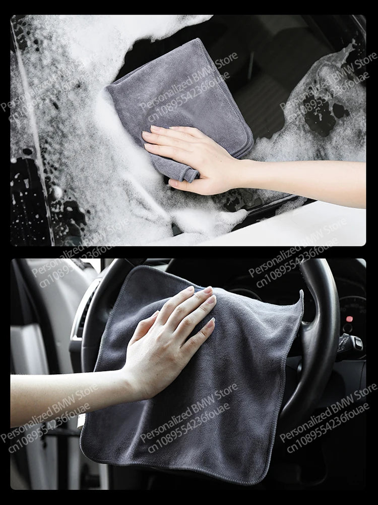 Car Wash Microfiber Towel Car Cleaning Absorbent Cloth Care Cloth For Mini S Countryman R56 R53 F56 F55 R60 R57 Cleaning Tool