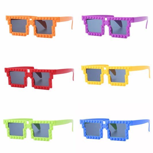 Building block glasses DIY building block glasses are used for building birthday party gifts Decoration , carnival party games