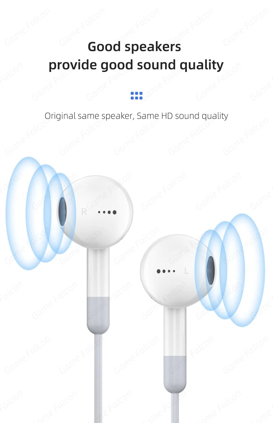 HIfi Headphones For Apple iPhone 15 Pro Max Half-in-Ear With Microphone Wired Earphone For Samsung Huawei Xiaomi USB-C Earphones