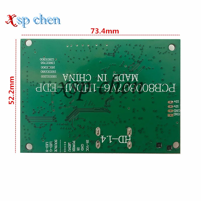 30PIN LCD driver board HDMI EDP for screen resolution 1920*1200 1920*1080 1600*900 1366*768 1280*800 30 pin edp