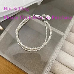 VENTFILLE 925 Sterling Silver Pearls Bamboo Knots Bracelet for Women Girl Simple Korean Jewelry Birthday Gift Dropshipping