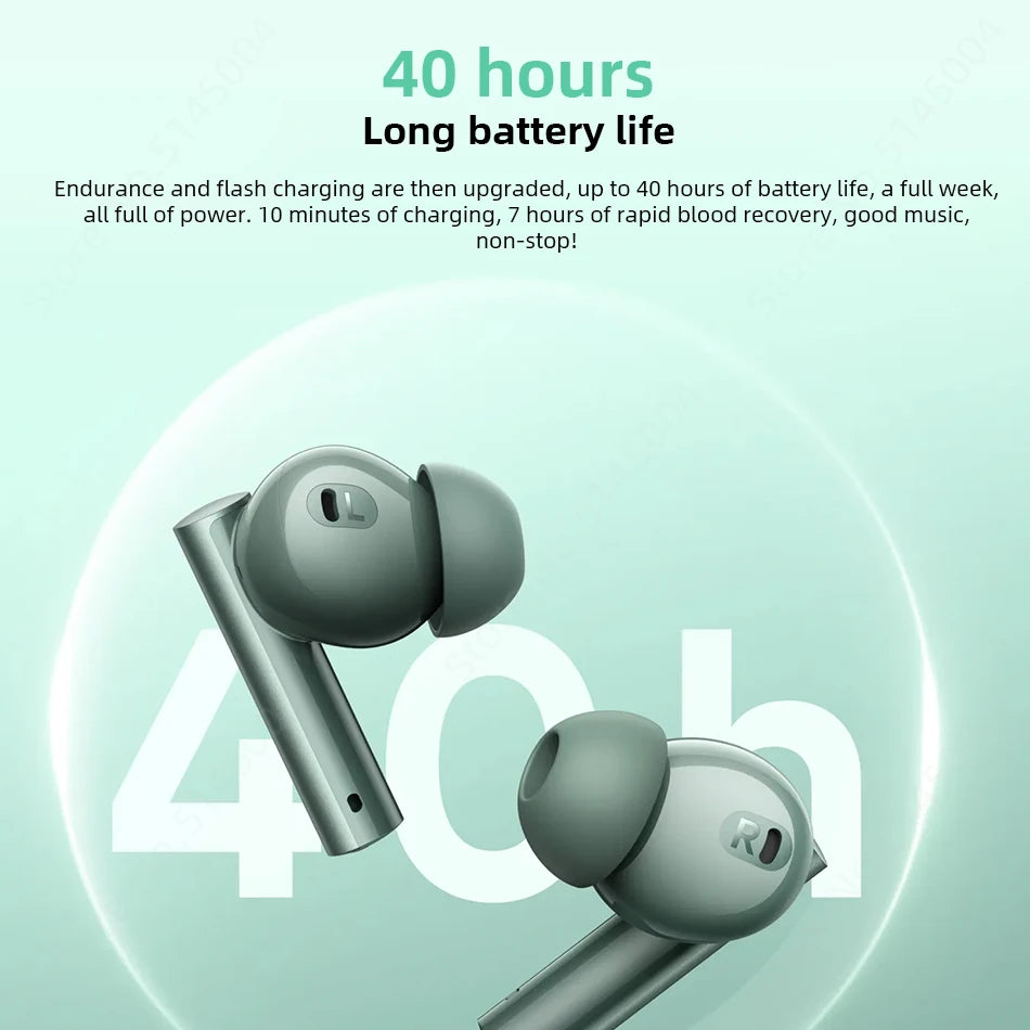 Global Version realme buds Air 6 TWS Earphone 50dB Active Noise Cancelling Wireless Headphone LHDC 5.0 IP55 40 Hour Battery Life