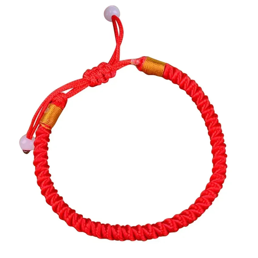 10PCS Handmade 7 Knots Red String Bracelet For Couple Protection Good Luck Amulet for Success Rope Braided Bracelet Jewelry Gift