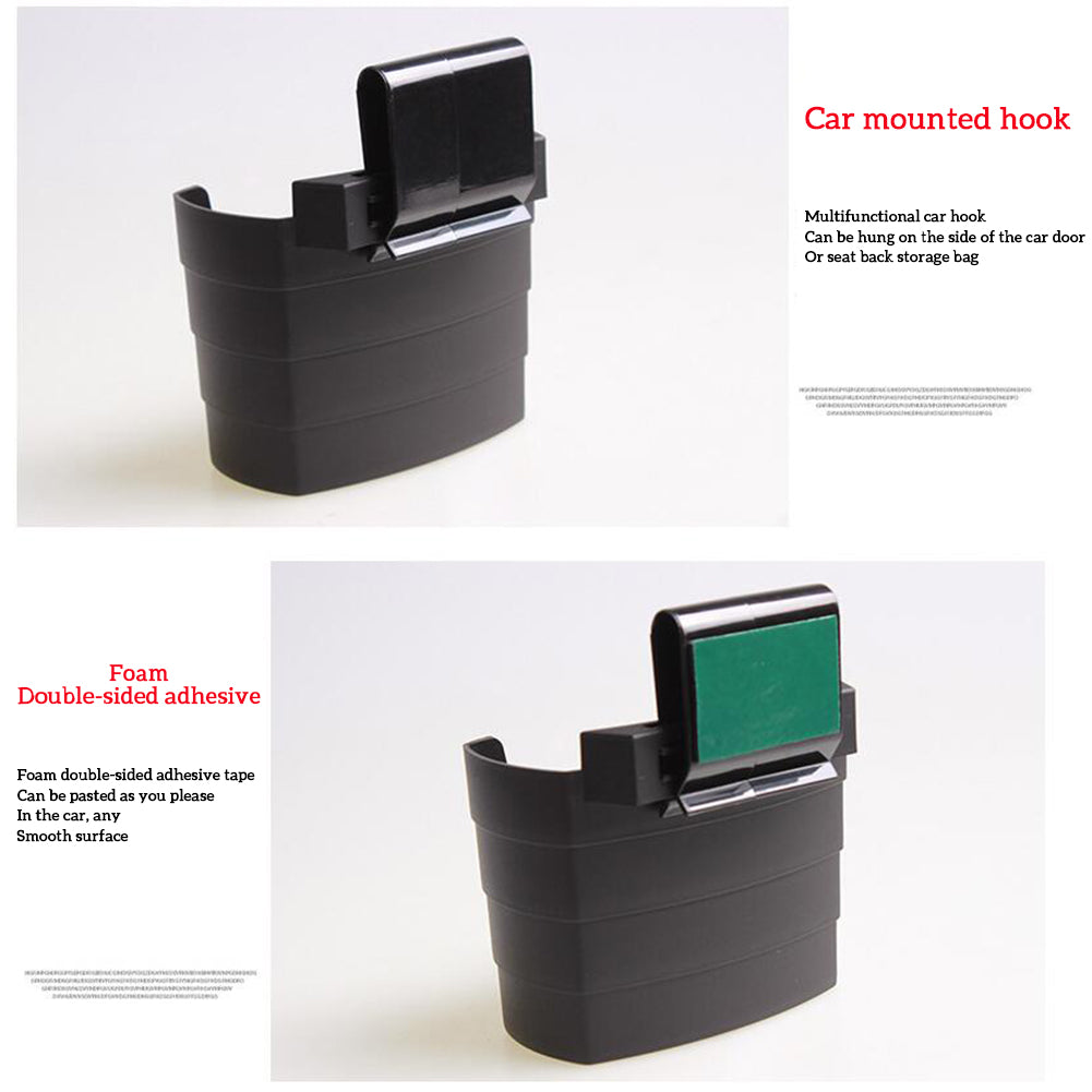 Universal Car Stuff Bucket Compact Easy Install Auto Storage Box For Vehicle