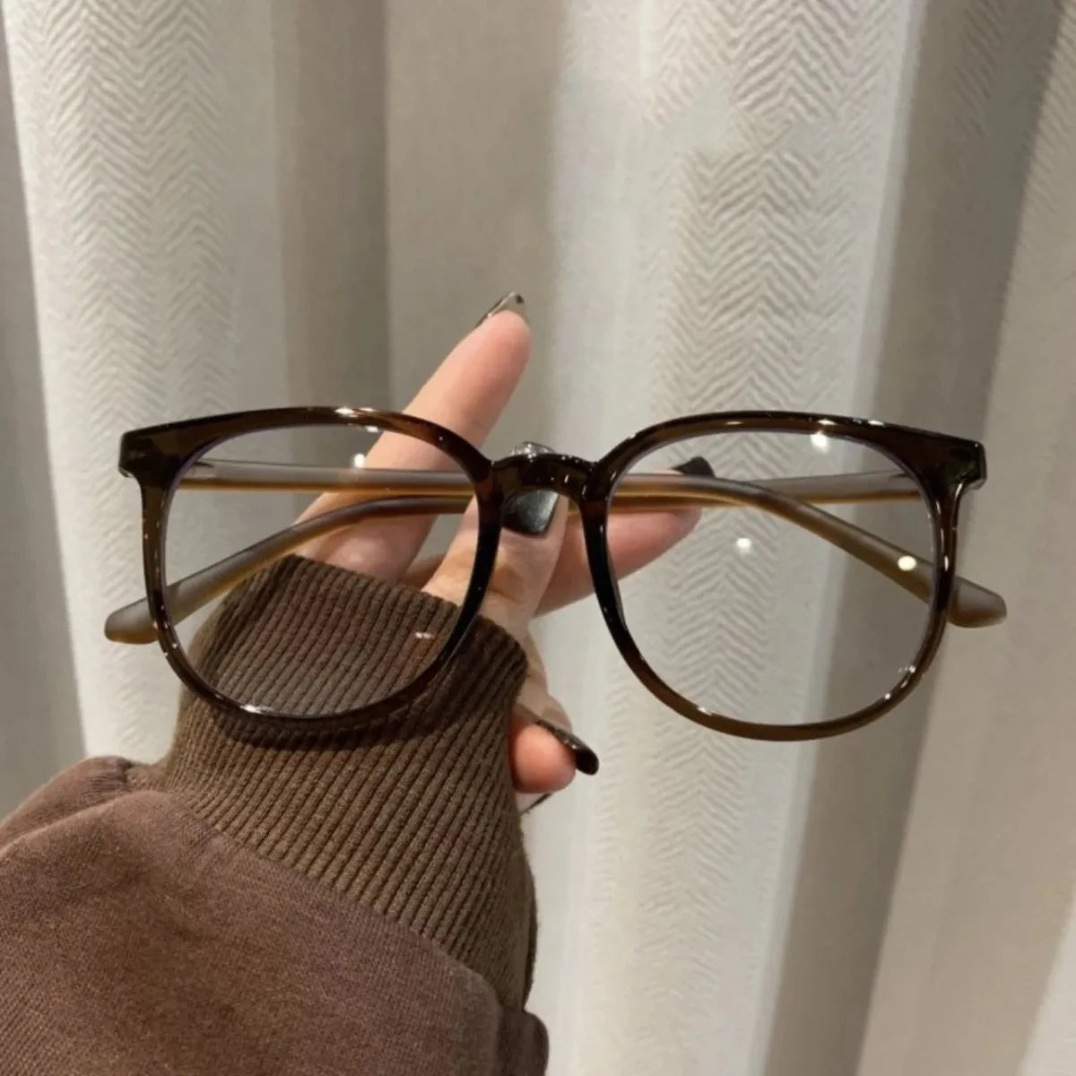 Transparent Computer Glasses Frame Women Men Anti Blue Light Round Eyewear Blocking Glasses Square Optical Spectacle Eyeglass