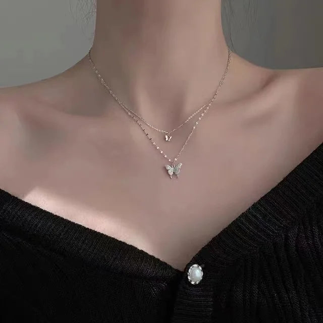 New Fashion Trend Unique Design Elegant Delicate Chalcedony Tulip Pendant Necklace Women High Jewelry Party Gifts Wholesale