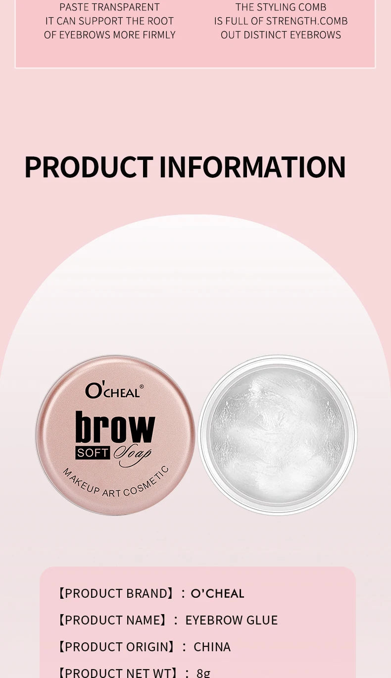 Eyebrow Styling Cream Waterproof 3D Quick-drying Makeup Eyebrow Sculpt Soap Natural Wild Brow Pomade Setting Gel Wax Cosmetics