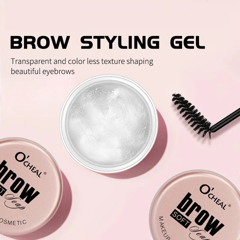 Eyebrow Styling Cream Waterproof 3D Quick-drying Makeup Eyebrow Sculpt Soap Natural Wild Brow Pomade Setting Gel Wax Cosmetics