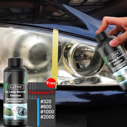 Car Headlight Restoration Polishing Kits Scratch Remover Repair Cleaning Paste Headlight Renewal Polish And Maintenance Liquid