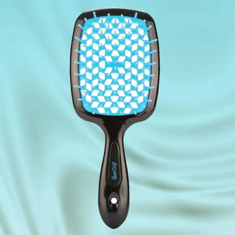 Head Massage Hollow Comb Honeycomb Comb Wet And Dry Fluffy Styling Rib Comb Anti-Hair Loss Scalp Massage Air Cushion Comb