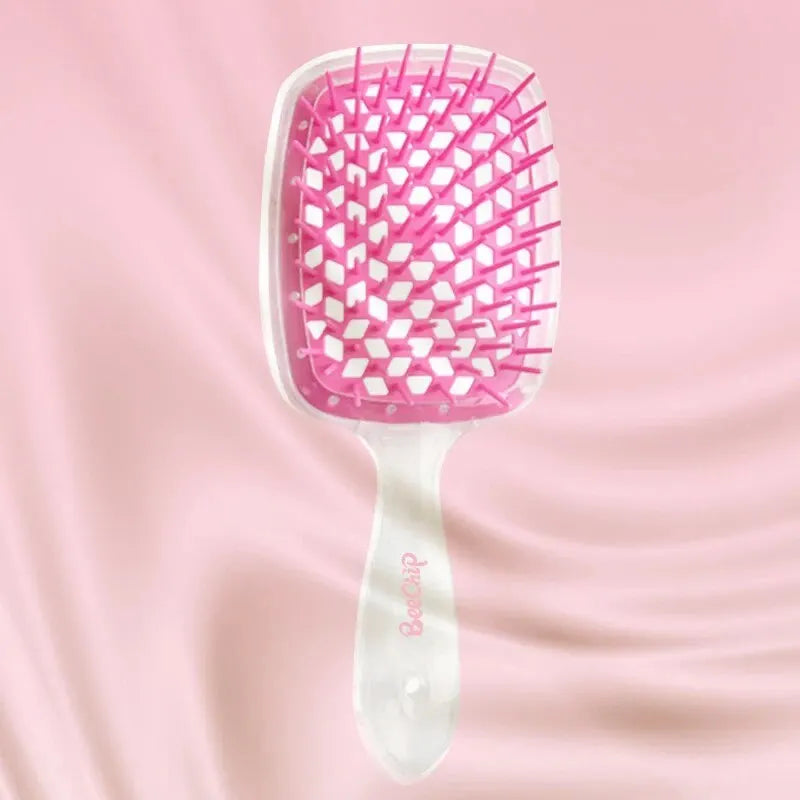 Head Massage Hollow Comb Honeycomb Comb Wet And Dry Fluffy Styling Rib Comb Anti-Hair Loss Scalp Massage Air Cushion Comb