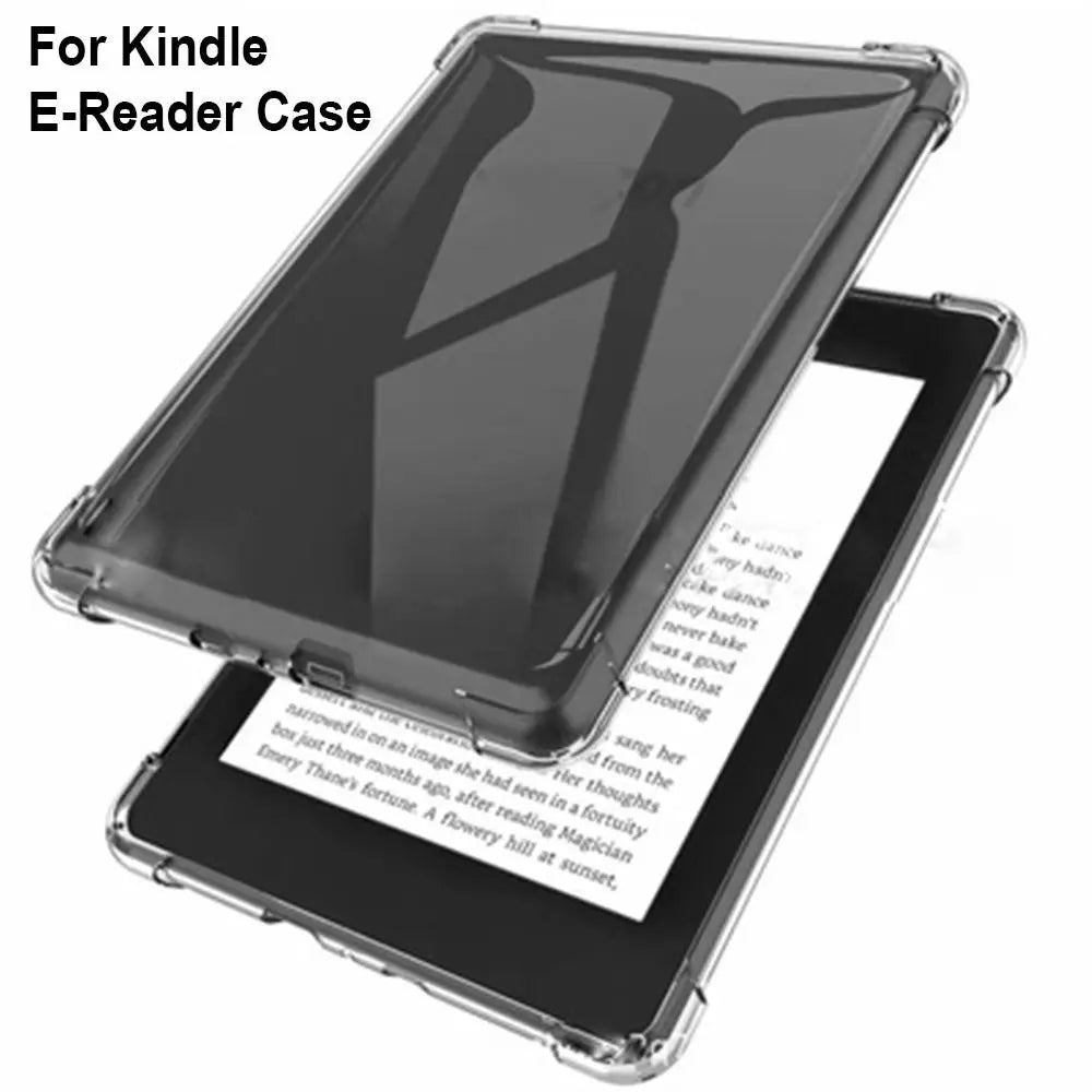 E-Reader For Kindle Paperwhite 1/2/3/4/5 Case Transparent TPU Back Cover Protective Shell 11th Generation Soft C2V2L3 Funda 2022