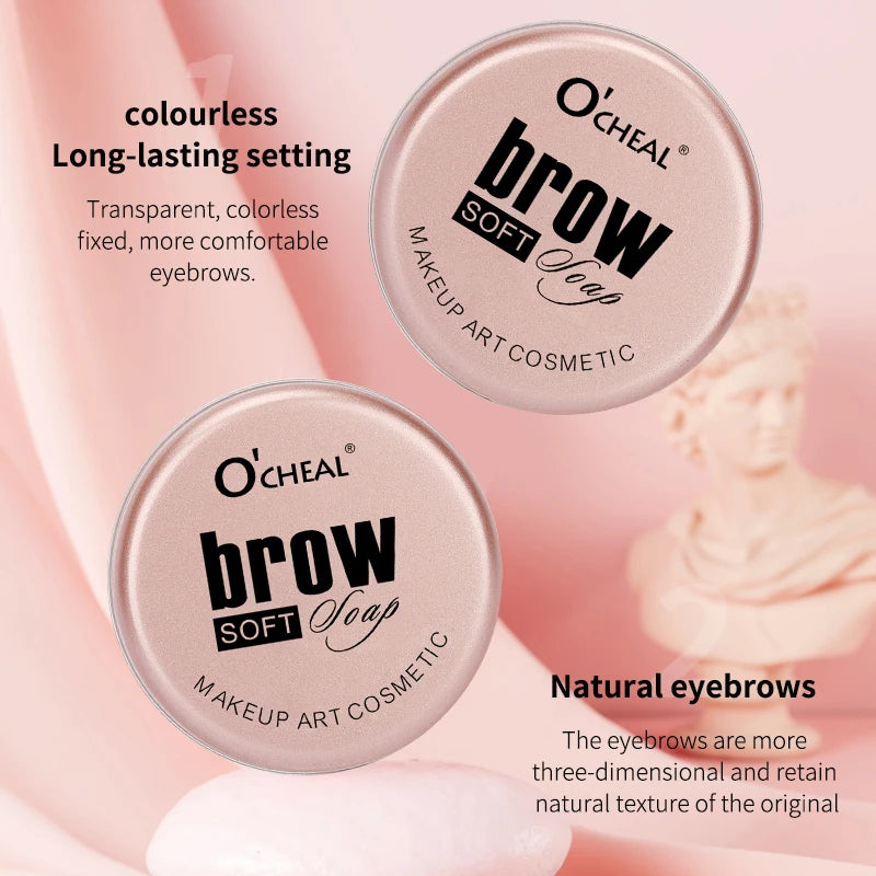 Eyebrow Styling Cream Waterproof 3D Quick-drying Makeup Eyebrow Sculpt Soap Natural Wild Brow Pomade Setting Gel Wax Cosmetics