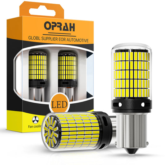 Oprah 2X High Power Car LED Light 1156 PY21W 1157 BAY15D P21/5W 150*4014 SMD Canbus Front/Rear Turn Signal Lamp 7440 7443 W21/5W