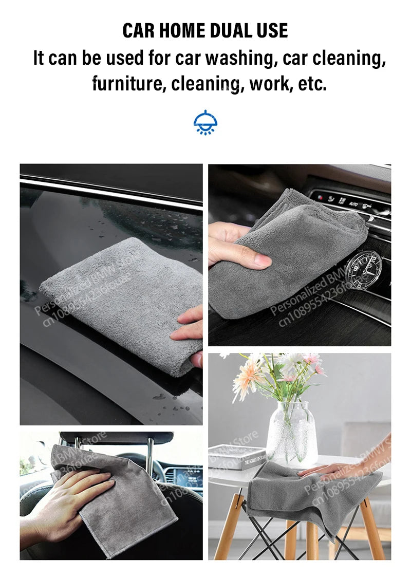 Car Wash Microfiber Towel Car Cleaning Absorbent Cloth Care Cloth For Mini S Countryman R56 R53 F56 F55 R60 R57 Cleaning Tool