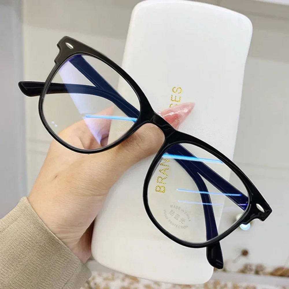 Women Myopia Glasses Anti-blue Light Clear Eyeglasses Prescription Shortsighted Transparent Computer Glasses Gafas De Lectura