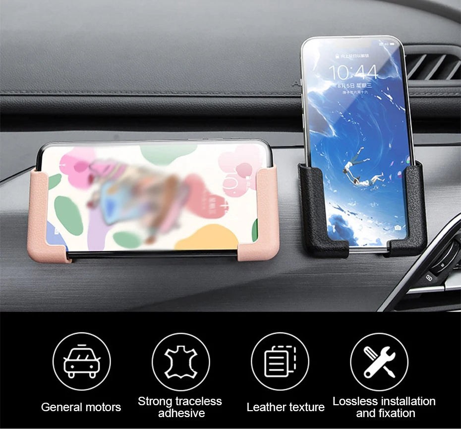 Portable Car Holder Universal Bracket Mobile Phone Stearing Weal Stuff Gadgets Interior Accessories For Mounts Automobiles Parts