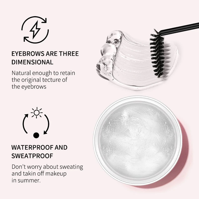 Eyebrow Styling Cream Waterproof 3D Quick-drying Makeup Eyebrow Sculpt Soap Natural Wild Brow Pomade Setting Gel Wax Cosmetics