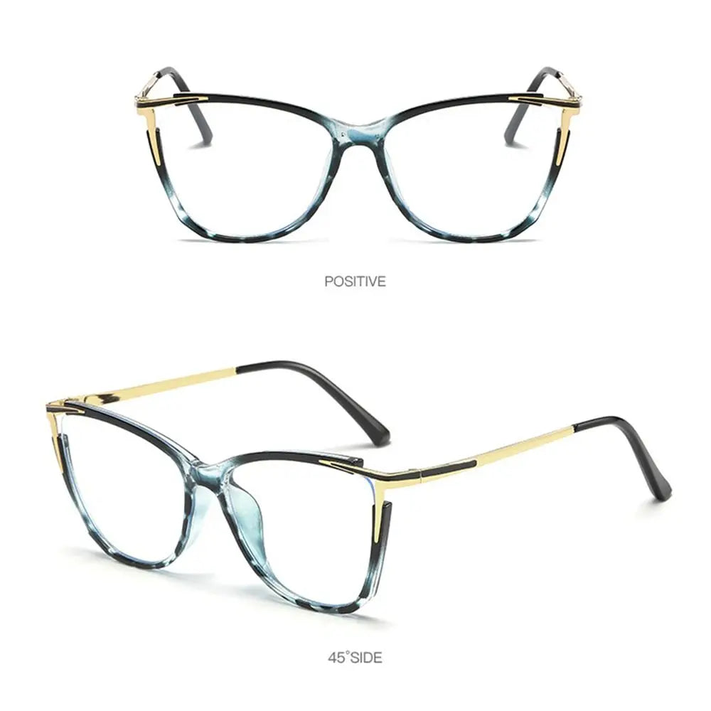 Blue Light Blocking Women Designers Eyeglasses Optical Spectacle Computer Eye Protection Glass Fashion Eyewear