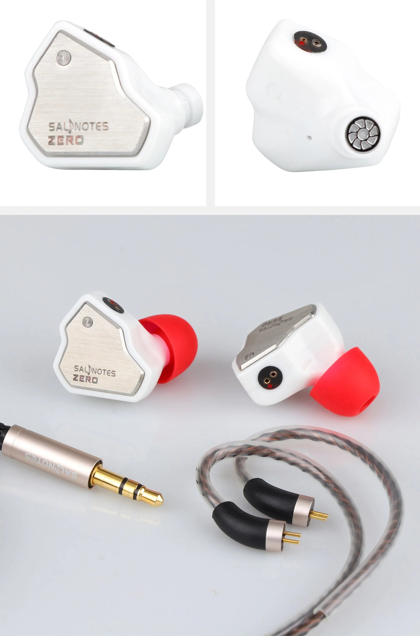 7Hz Salnotes Zero HiFi 10mm Dynamic Driver In Ear Earphone IEM Metal Composite Diaphragm N52 Magnet