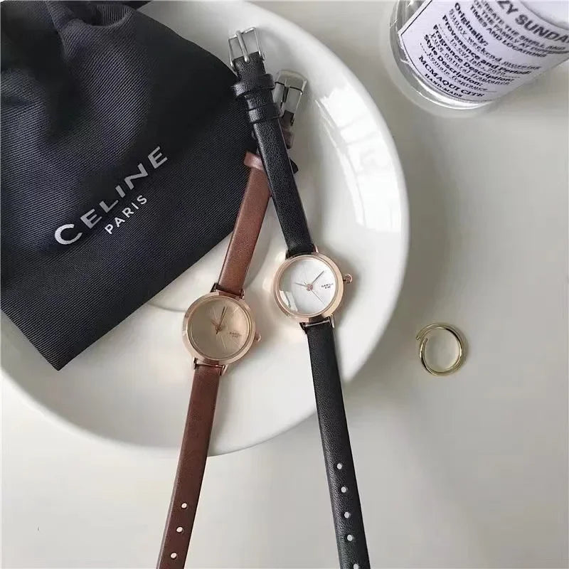 Simple Women's Watches Elegant Quartz Wristwatches Casual Watches Relogio Ladies Watch Girls Students Clock Gift Zegarek Damski