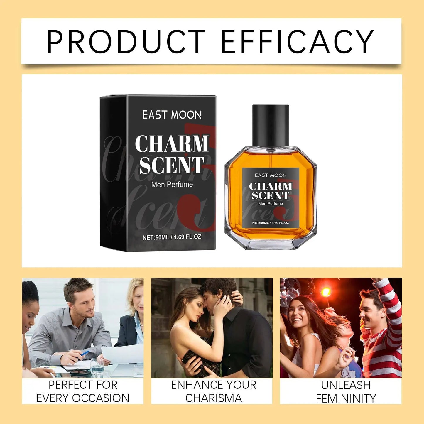 Men Sandalwood Perfume Spray Flirting Pheromone Non-stimulation Long Lasting Scent Romance Date Attract Women Fragrance Perfumes