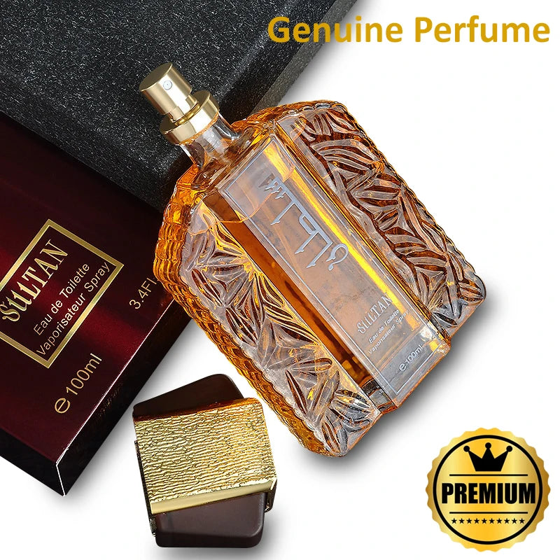 100ml Original Men's Perfume Lasting Fragrance Floral Scent Golden Earl  Arabian Dubai Perfumes Hombres Originales Daily Dating