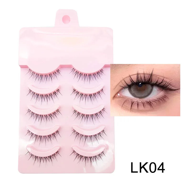 New Manga Lashes Soft Natural Eyelashes Thick False Eyelashes Manga Eyelashes Daily Dating Makeup Eyelashes Lashes Wispy