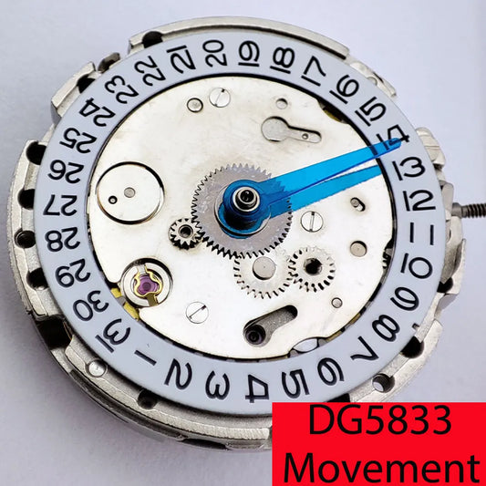 MingZhu DG 5833（3804）GMT date automatic mechanical movement fit GMT mens watch