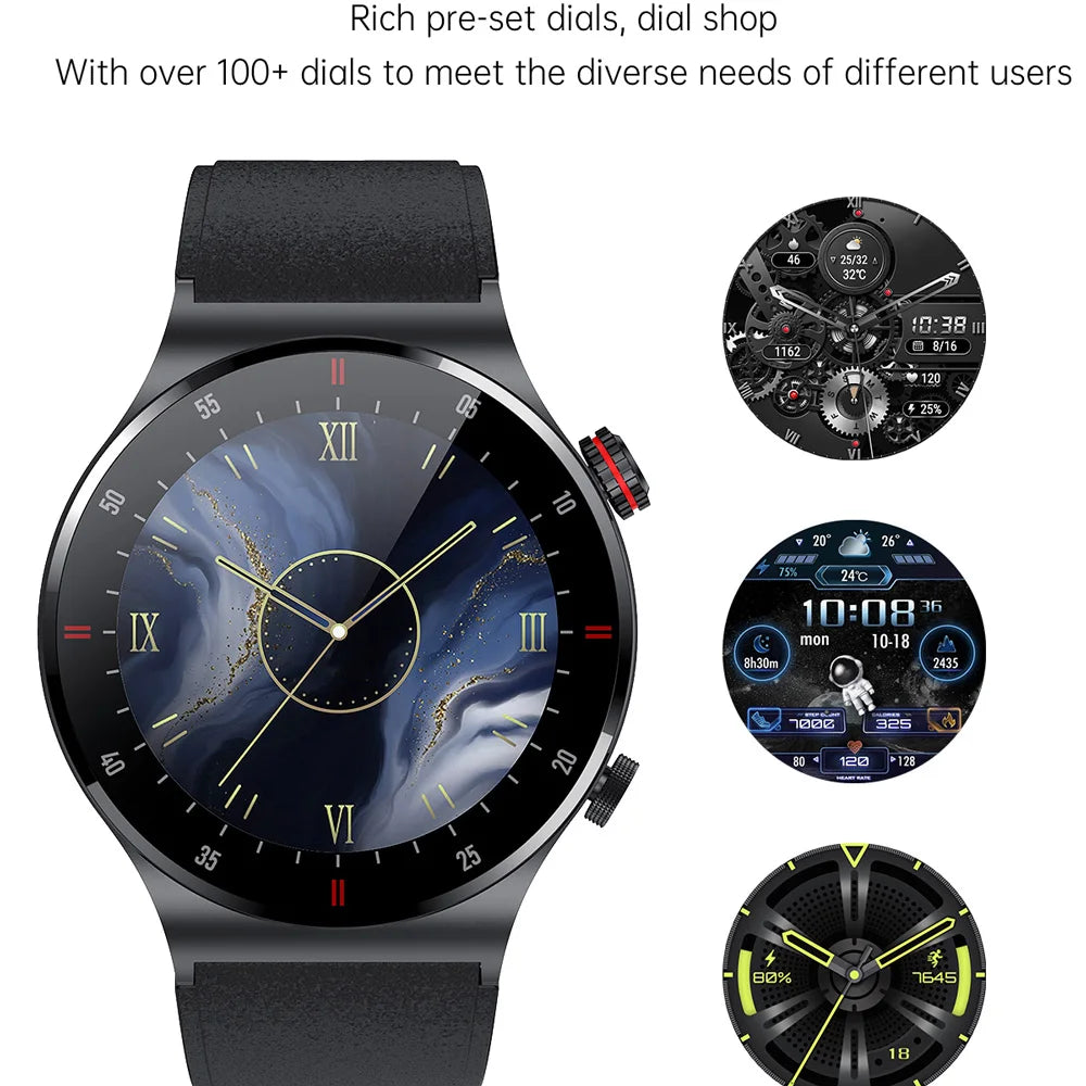 2023 Luxury Smart Watches Men NFC BT Call Fitness Waterproof Sports Wrist Intelligent Smartwatches for Women Kids Xiaomi Huawei