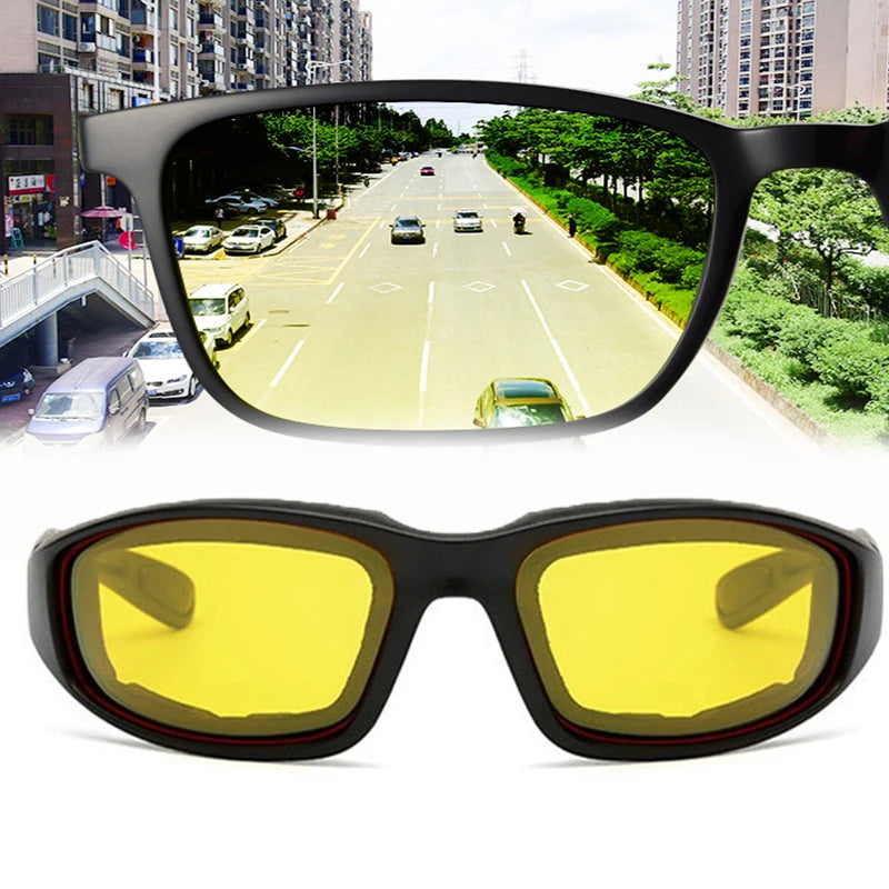 Car Night Vision Goggles Sunglasses Driver Universal Goggles Anti-glare Protective Gear Safety Driving Motocross Cycling Goggles