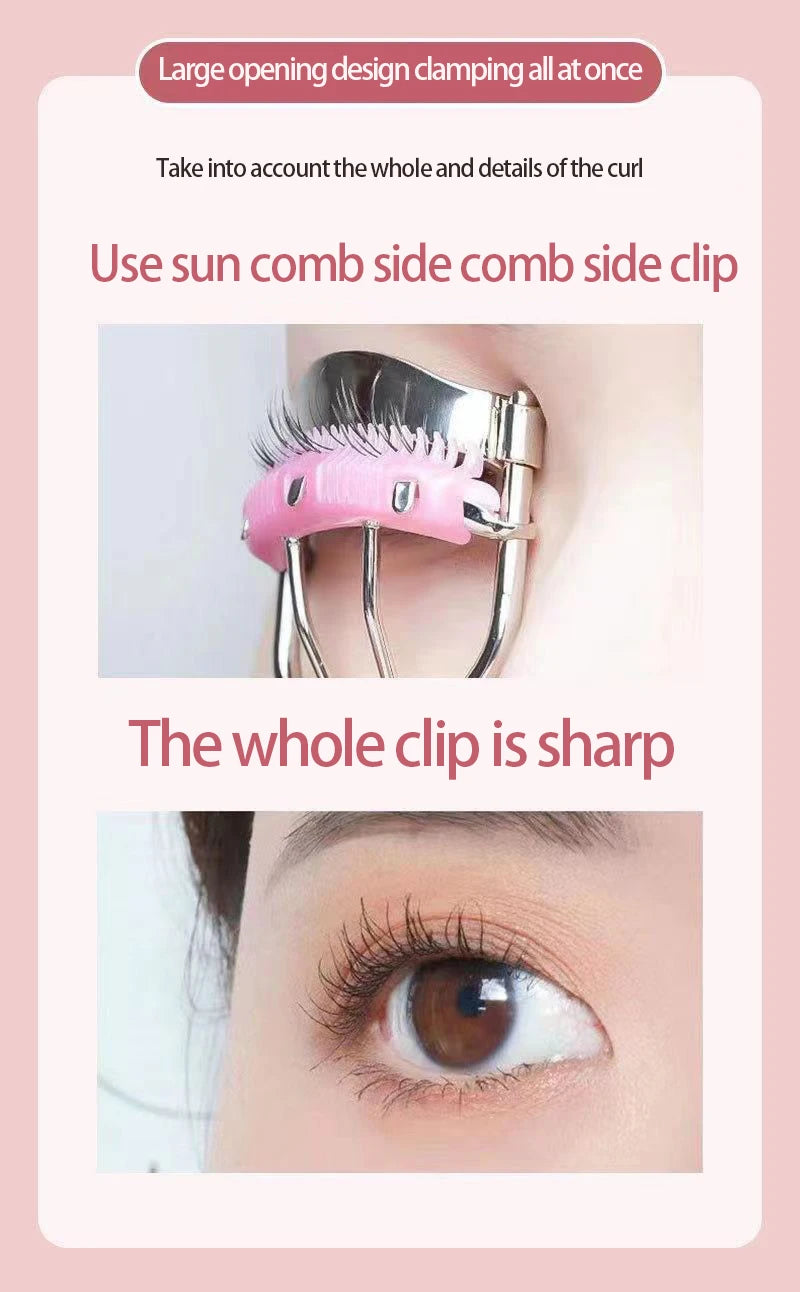 Professional Rose Gold Eyelash Curler Eyelash Cosmetics Makeup Tools Ladies Accessories Quick Styling Compact Portable