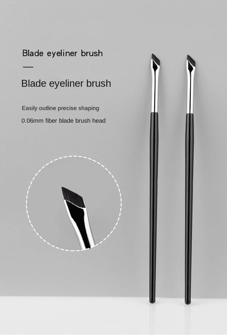 Upgrade Blade Eyeliner Brush Ultra Thin Fine Angle Flat Eyebrow Brush Under The Eyes Place Makeup Brush Precise Detail Brush