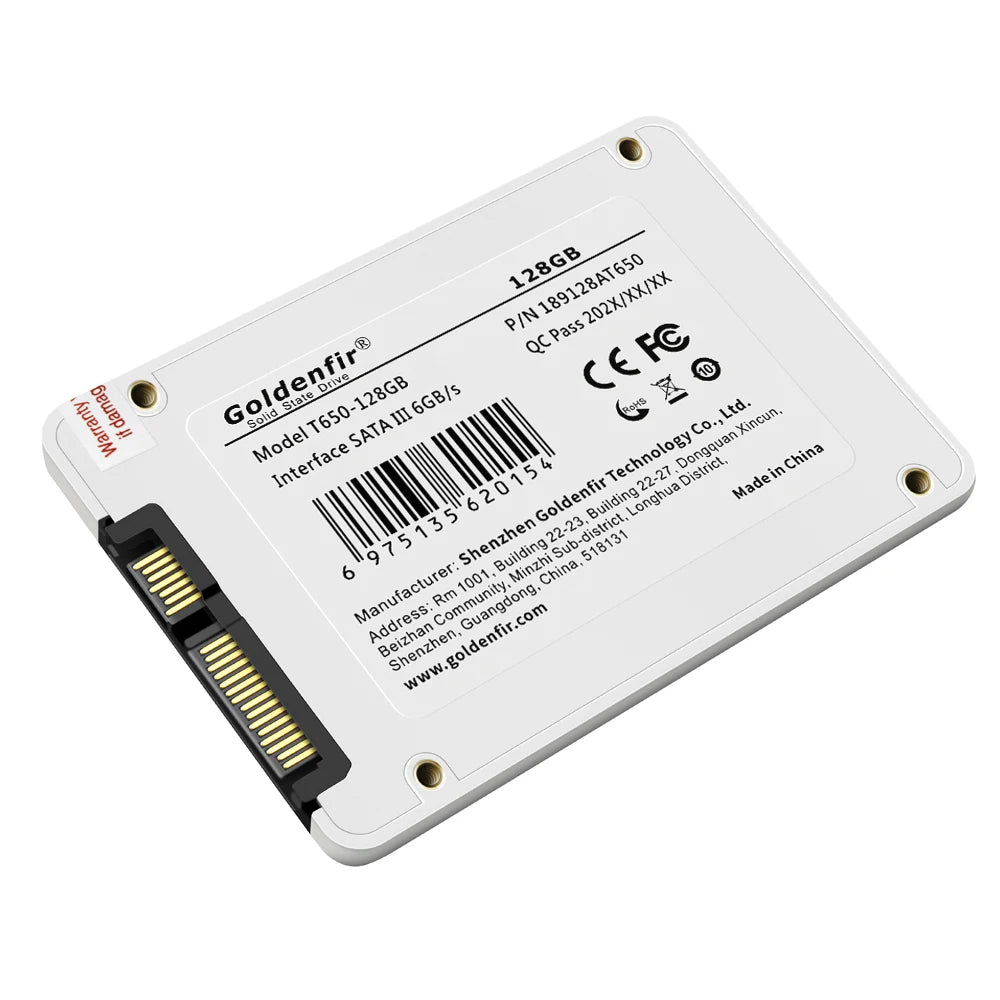 Goldenfir SSD 120GB 250GB 500GB 960GB 2.5 Hard Drive Disk Disc Solid State Disks 2.5 " Internal