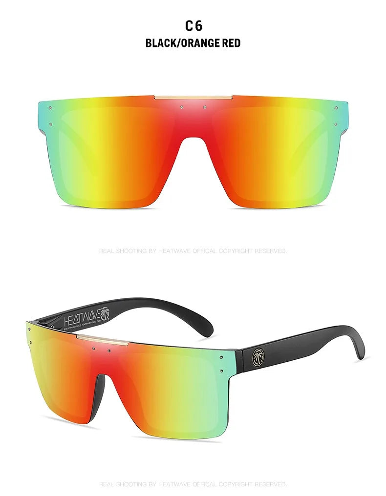 Amazon's best-selling cycling goggles high-quality real film outdoor sports polarized heat wave sunglasses HW03 eyewear