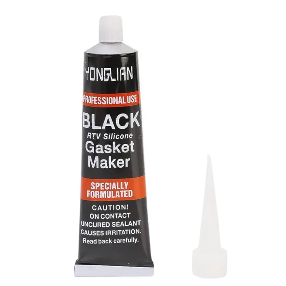 Hi-Temp Black RTV Silicone Gasket Maker For Engines - Automotive Sealant With Oil Resistance & High Adhesion Car Sealant