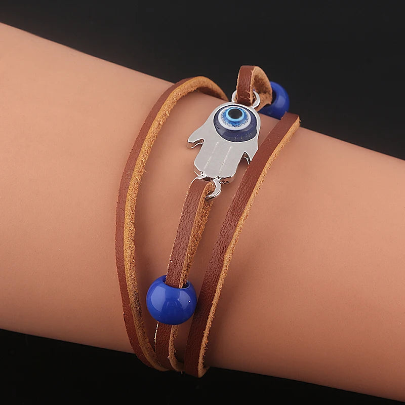 Game The Last of Us 2 Part II Bracelet Ellie Dina Bracelet Devil's Eye Blue Bead Bracelets Handmade Jewelry Accessories For Fans