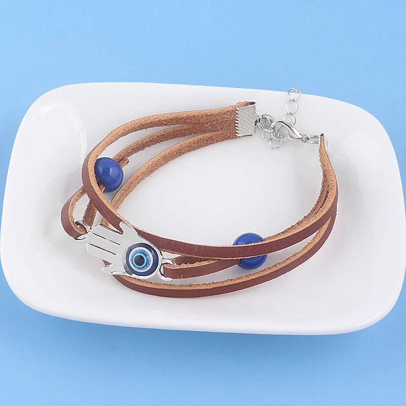 Game The Last of Us 2 Part II Bracelet Ellie Dina Bracelet Devil's Eye Blue Bead Bracelets Handmade Jewelry Accessories For Fans