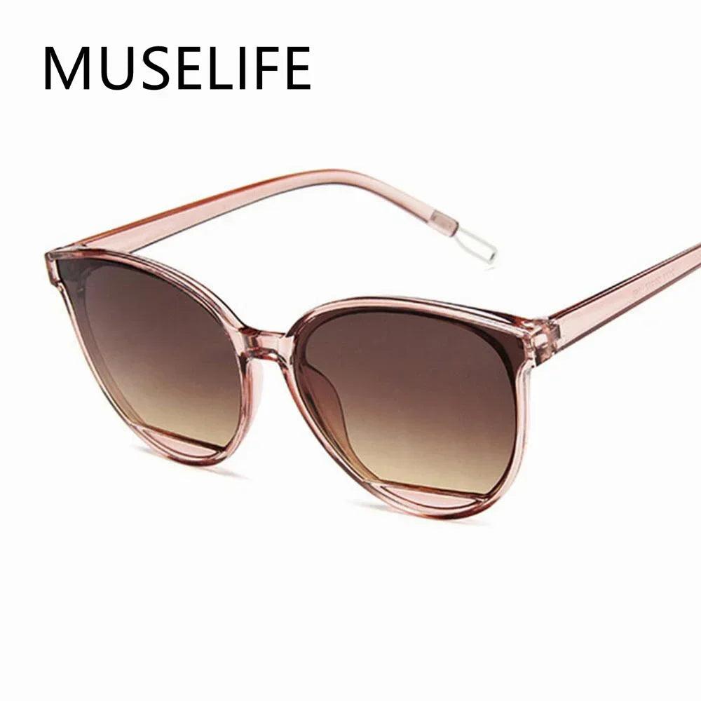 New Arrival 2024 Fashion Sunglasses Women Vintage Metal Mirror Classic Vintage Sun Glasses Female Oculos De Sol Feminino UV400