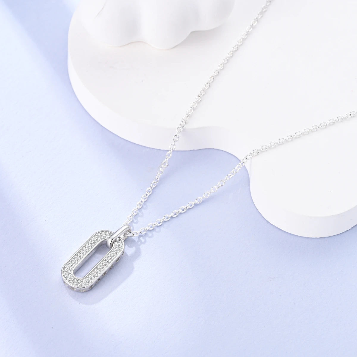 Original 925 Sterling Silver Necklace For Women Class Style Heart Shape Romantic Style High Quality Women Necklace Jewelry Gift