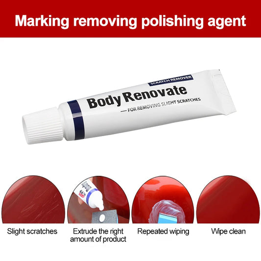 Car Scratch Repair Wax Kit Grinding Paste Paint Care Auto Body Compound Polishing Cleaner Auto Polishes Care Set Repair Tool